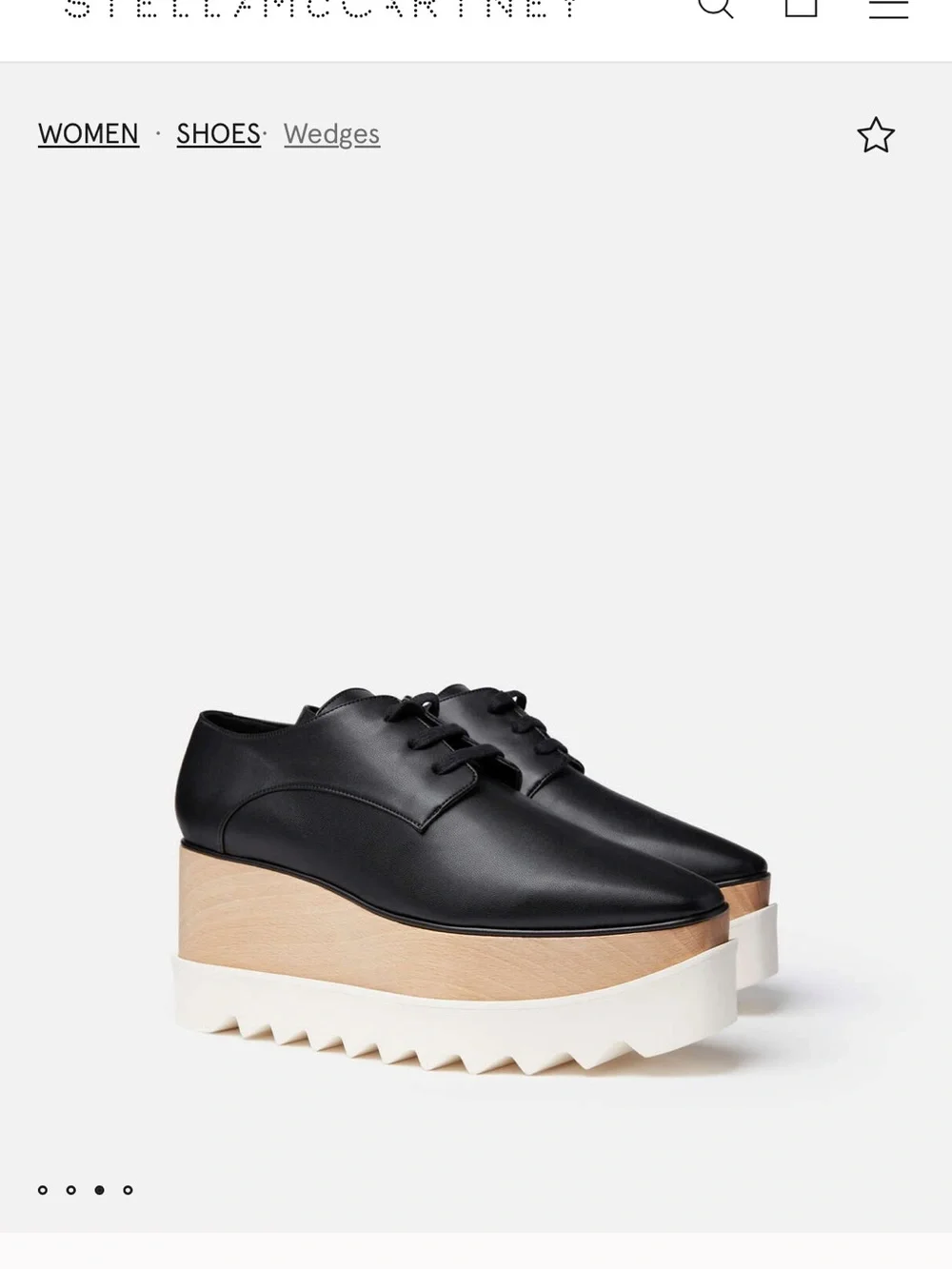 Stella McCartney chunky wood